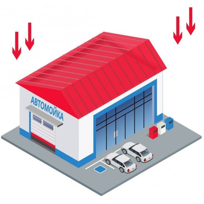 Приток на автомобильной мойке Приток на автомобильной мойке