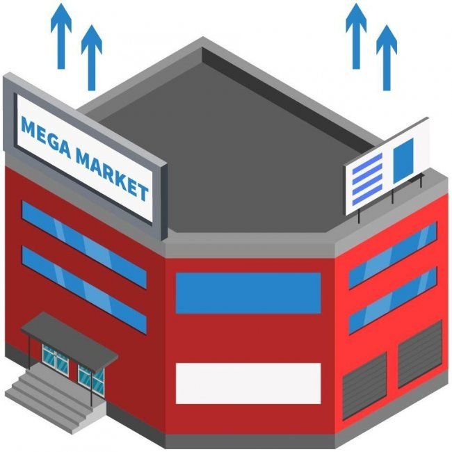 Вытяжная вентиляция торгового комплекса Вытяжная вентиляция торгового комплекса