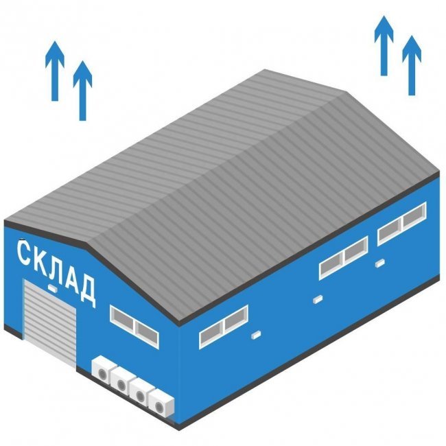 Вытяжка для склада Вытяжка для склада