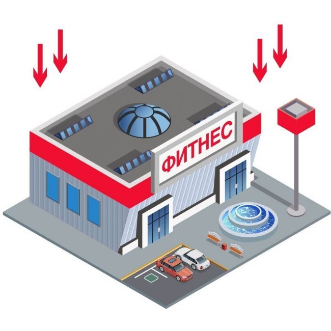 Поступление воздуха в спортучреждение
