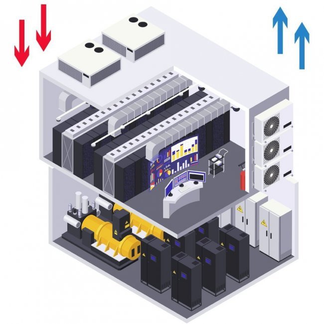 Приточно-вытяжная вентиляция серверной Приточно-вытяжная вентиляция серверной